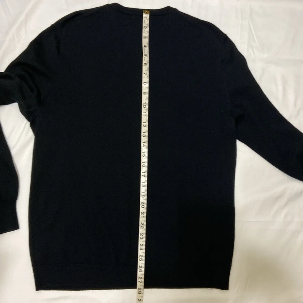 J.CREW MEN BLACK LONG SLEEVE SWEATER,